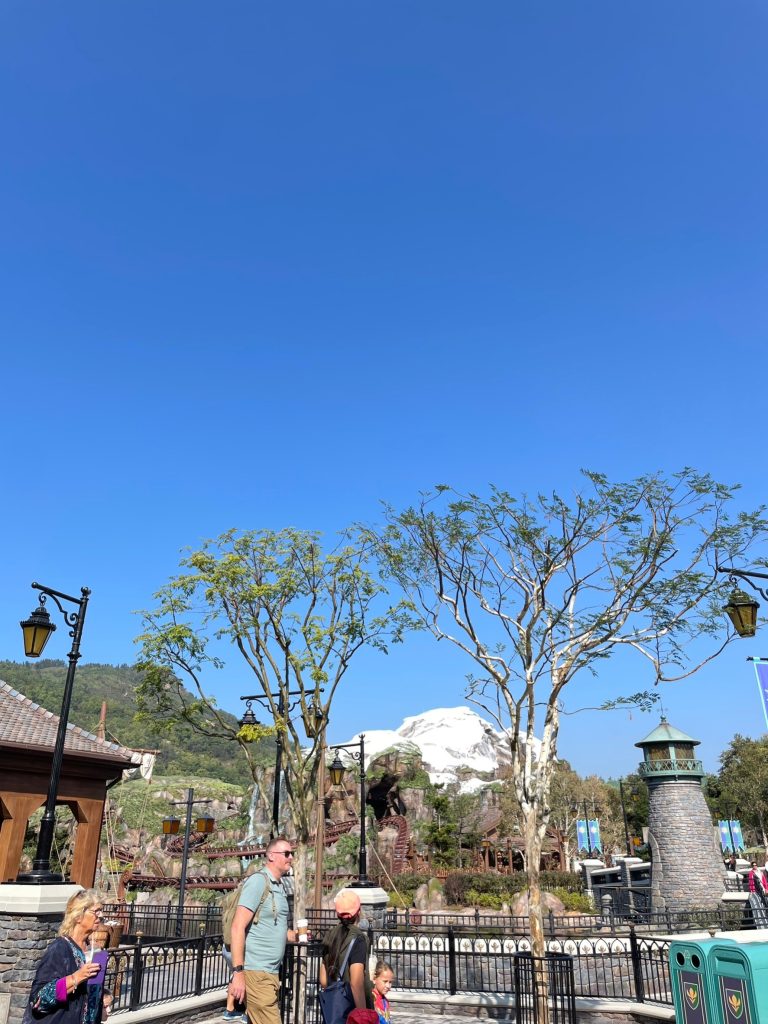 香港迪士尼冰雪奇緣場景、環境